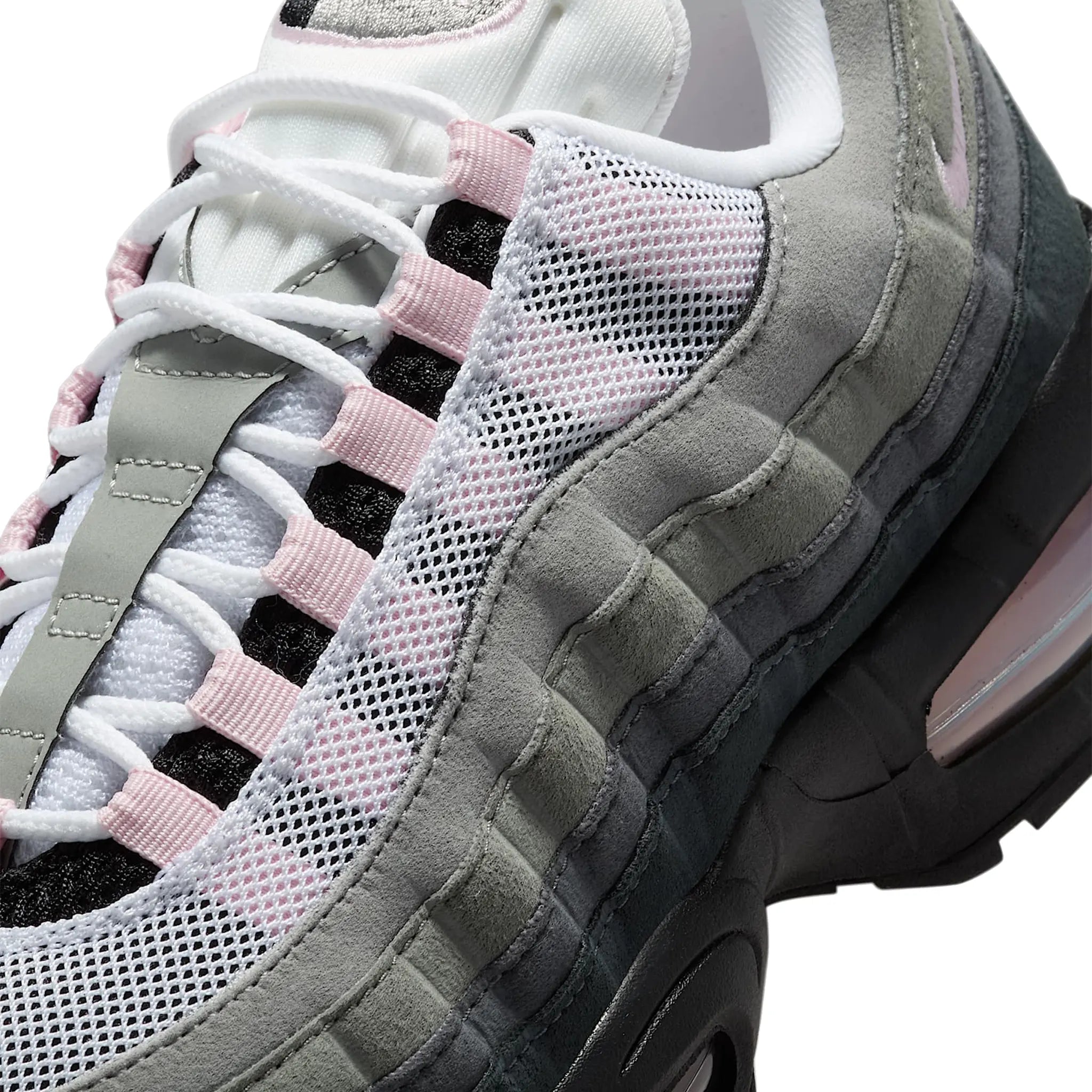 Lace View of Nike Air Max 95 OG Big Bubble Pink Foam (W)